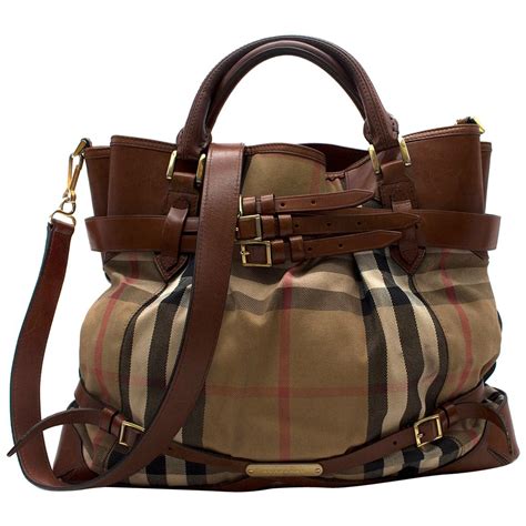 burberry bucket checkered nova bag canvas leather bag|burberry nova check banner bag.